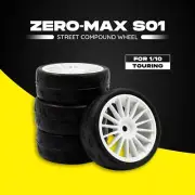 Zero-Max S01 Street Compound Tyre Tire with Wheel For 1:10 RC Touring Car