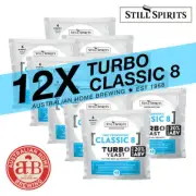 12 PACK Still Spirits Turbo Classic 8 Yeast home brew Spirit Turbo Yeast