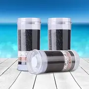 Devanti Water Dispenser Set of 3 Filter Suit for Cooler Bottle Container Office Home Living Room Indoor, Replacement Purifier System, 6 Stage Filtration Ceramic Carbon Mineral Cartridge