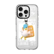 iPhone 16 Pro Clear Case MagSafe Compatible HIPPY KEYCHAIN