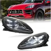 Car LED Headlights Compatible For Porsche Macan 2014-2022 Old Upgrade 2023 Plug And Play Matrix Front Head Light Auto Lamp Accessories(With AFS)