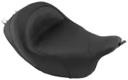 Mustang Black Standard Touring Front Solo Driver Seat Road Glide 2008-2018