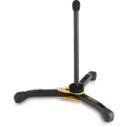 Hercules Black Musical Instrument Portable Stand/Holder W/Bag for Alto Flute