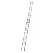 INDALEX 150kg Pro 4.4m-7.8m Aluminium Extension Ladder-Swivel Feet PROX26-SF