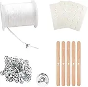 Candle Wick Kit - Multipurpose Cotton Candle Wicks Candle String | Creative Candle Wick Roll Candle Making Supplies for Indoor Outdoor
