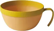 Musubi Shatter-Resistant Soup Cup, Plate, Approx. 4.7 x 5.9 inches (12 x 15 cm), Approx. 16.2 fl oz (460 ml), Dishwasher