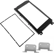 PAMINGONO 2din Car Stereo Panel for Mounting Frame with Install Kit Black Bezel Your Vehicle's Sound