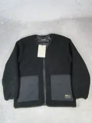 Carhartt Wip Devin Liner Jacket Mens Small Black Fleece New