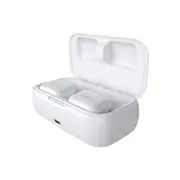GF8 Bluetooth Earphone with Mic True Wireless Stereo Earbuds with Charging Box Mini Earpiece for Smartphone White