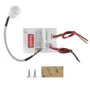 Plastic Intelligent Light Body Sensor IR Module Motion Sensing Switch DC 8-30V