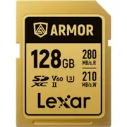 Lexar Professional ARMOR GOLD PRO 128GB SDXC UHS-II Card