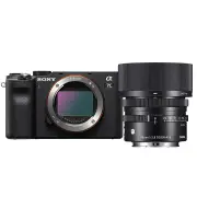 Sony A7C Body - Black with Sigma Sigma AF 45mm f/2.8 DG Lens