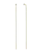 Zoe Chicco 14K Yellow Gold Diamond (0.06 tcw) Prong Threader Earrings
