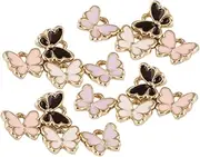 [LALAFINA] Alloy Pendant Charm 40pcs Butterfly Charms for Necklace Bracelet Earring Making