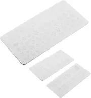 Healeved Nail Stamping Plates Nail Art Stamps Kit 3pcs Set for DIY Manicure Artwork