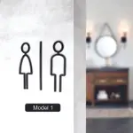現代亞克力廁所標誌廁所標誌廁所標誌廁所標誌咖啡廳廁所標誌