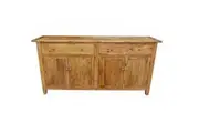 MF Honey Recycled ElmTimber 2 Drawer 4 Door Buffet-180cm