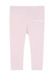 Balmain Kids Logo Stretch-cotton Leggings (12-36 Months) - Pink - 24 Months (24 Months) 24 MONTHS (24 months)