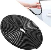 Car Door Edge Guards,16.4Ft(5M) Universal Rubber Seal U Shape Car Door Protector,Automotive Door Entry Guard Automotive Trim Car Door Edge Protector for Trucks Sedans SUV