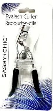Sassy + Chic Eyelash Curler Beauty Makeup Tool Black New