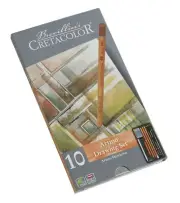 Artino Sketching Set - Basic Drawing Tin Set of 10 - Professional Quality Sketch
