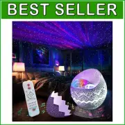 Portable Galaxy Projector: Soothing White Noise & Dynamic LED Lights for Kids