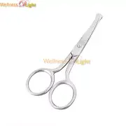 WDL Nose Ear Mustache Hair Remover Scissors Curved Rounded / Safety tip 3.5''