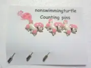 Cross Stitching Counting Pins Poodle