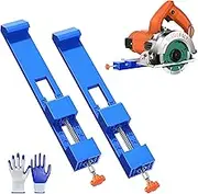 2Pcs Adjustable Cutting Machine Base Guide,Woodworking Tools,Electric Circular Saw Milling Positioning Clamp,Precision Wood Cutting Guide, Saw Guide for Circular Saw,for Precision Cutting and Milling