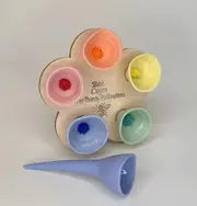 Bee Drinking Cup, Bee Insect Drinking Cups, Bee Cups for Thirsty Pollinators, Colorful Mini Drinking Cup for Garden Verandahs
