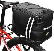 ASHDEL Water Resistant Bike Rack Bag with Thermal Insulation Compartment Bicycle Bag Bike Trunk Bag