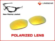 LINEGEAR UV420 24K Gold Polarized Lens Oakley New Racing Jacket [RC-24K-POLA]