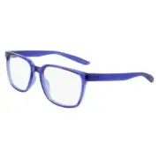 NEW NIKE 7302 430 Crystal Lapis (Blue) Eyeglasses 53/17/140 with Nike Case
