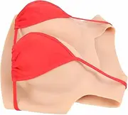 [ZSWN] Round Collar Silicone Breastplate Artificial Breast Forms Mastectomy Prosthesis Crossdresser Boobs Pad Drag Queen Cosplay