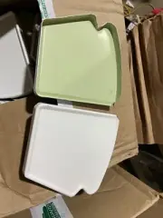Case Of 50 K Guard Leaf Free Gutter Aluminum SEAMLESS Left End Cap Kg-02-02