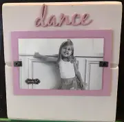 Mud Pie DANCE Distressed Wood Frame NWT Small Size