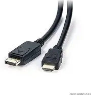 DisplayPort to HDMI with 4K Support Male to Male 5m Cable - Black