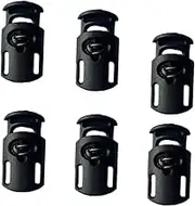 HOODANCOS 100Pcs Plastic Cord Locks Spring Toggle Stops for Drawstring Cords for Lanyards Clothing Backpacks Tents and More Secure Convenient Fasteners