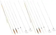 ASAKKURA 16Pcs Ear Picks Portable Ear Cleaning Tools for Wax Removal Non Slip Design for Family Use