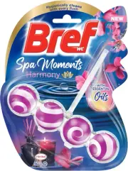 Bref Spa Moments Harmony Rim Block Toilet Cleaner with Essential Oils, 50 G