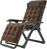 Zero Gravity Chair, Patio Adjustable Recliner, Outdoor Folding Reclining Lounge Chair with Headrest and Cup Holder for Poolside, Garden, Porch (Color : C, Size : 70 * 91 * 67CM) FANDIAO