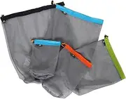OSOLADY Travel Compression Bags Set 2-Pack Drawstring Sacks for Camping Hiking Mesh Storage Bag Outdoor Gear