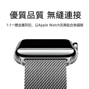 【The Rare】Apple Watch Ultra 2 Series 9/8/7/6/5/4/3/2/1/SE 米蘭尼斯金屬錶帶 替換磁吸錶帶