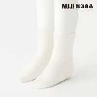 在飛比找momo購物網優惠-【MUJI 無印良品】兒童棉混直角襪(共8色)