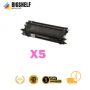 5 x Brother TN-240BK Black Toner Cartridge