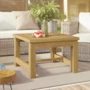 Solid Teak Coffee Table 45x45x30 cm Square Design Natural Finish Home Decor