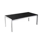 New Rapidline Glass & Chrome Coffee Table Lounge room office visitor modern