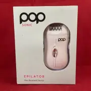 Pop Sonic Rechargeable Epilator Hair Removal Device New And Sealed