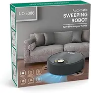 Robot Vacuum Cleaner and Mop - 3 in 1 Robot Vacuum Cleaner - Strong Suction Robotic Vacuum - Super Slim USB Charging Robovac - Quiet Automatic Robotic Hoover - Ideal for Pet Hair/Carpet/Hard Floor