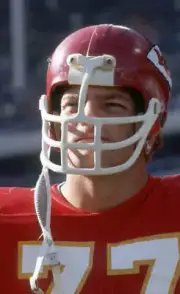 Offensive Lineman Charlie Getty Of The Kansas City Chiefs Nfl 1977 OLD PHOTO